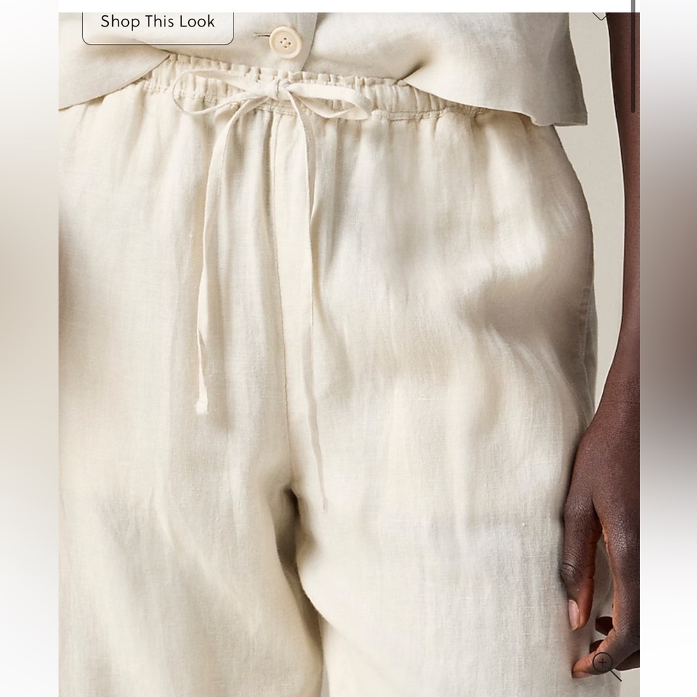 J.Crew Women’s Soleil Pants in linen - Picture 4 of 7